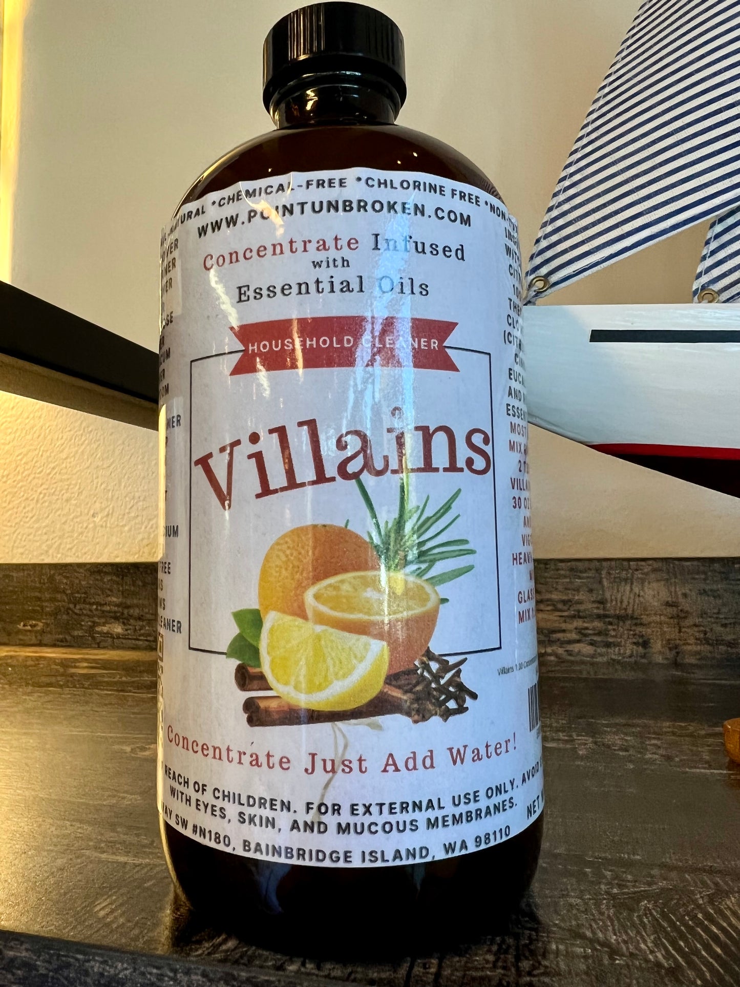 Villains 1:30 Concentrate All Purpose Household Cleaner