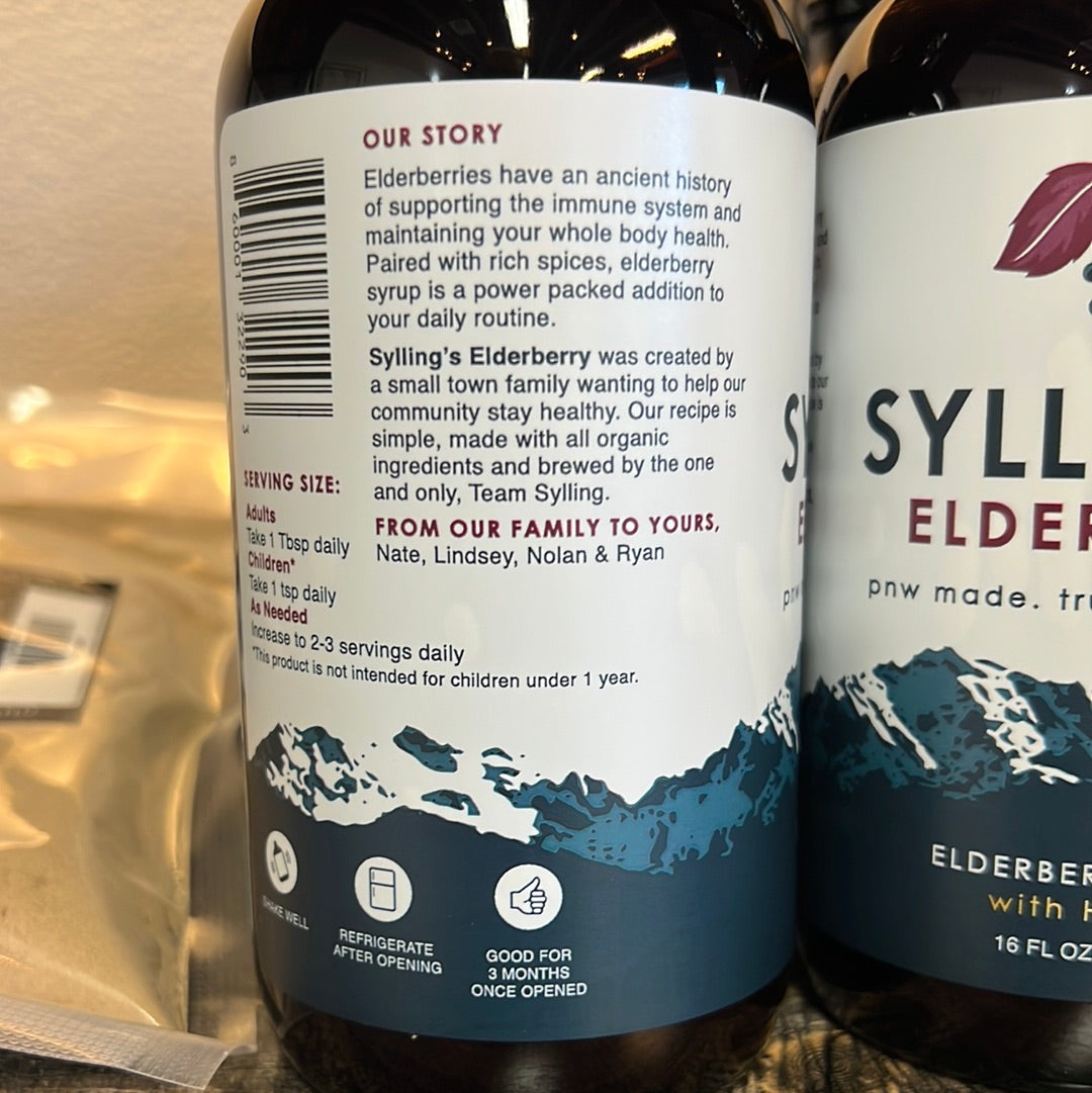 Sylling's Elderberry Syrup