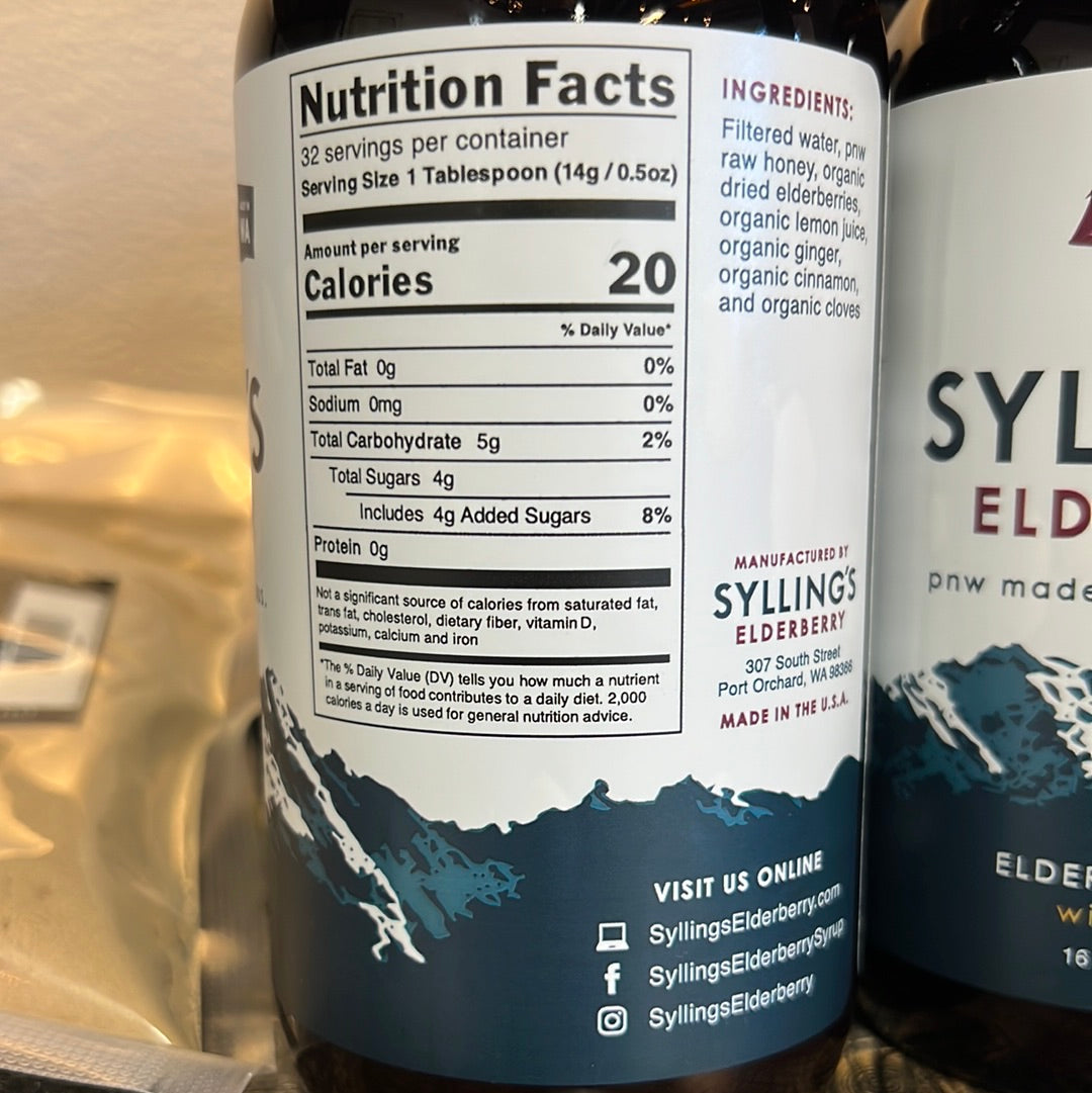 Sylling's Elderberry Syrup