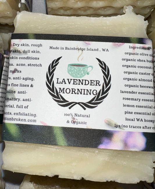 Lavender Morning Essential Oils Soap
