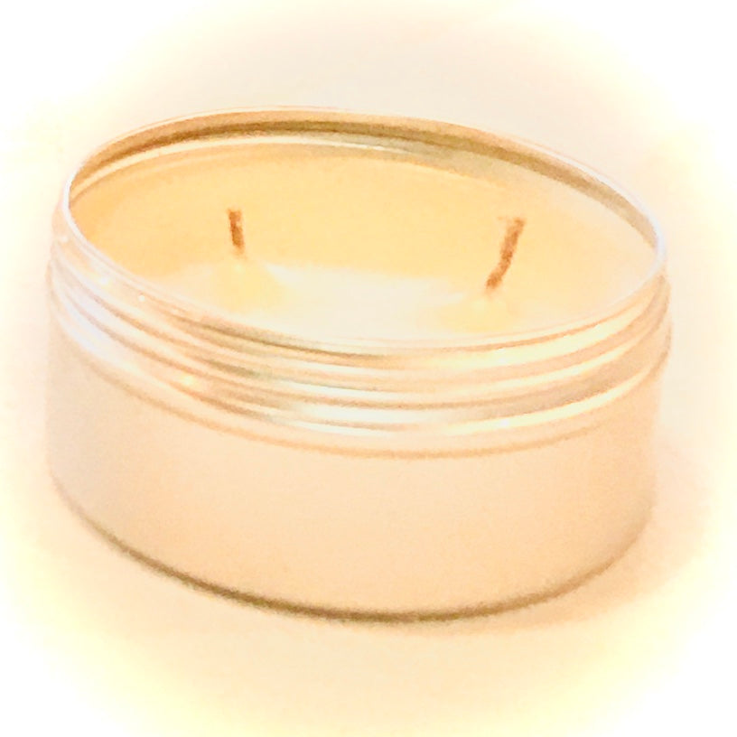 Scent Free Candle- 100% Beeswax, Organic Hemp Wick