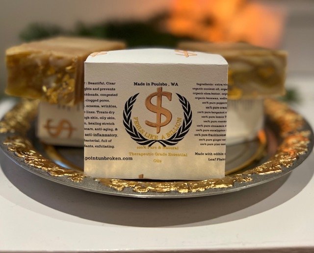 Feels Like a Billion $$ Organic 24K Gold  Soap