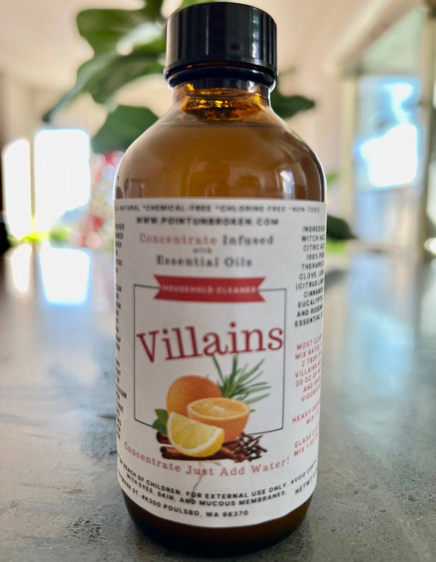 Villains 1:30 Concentrate All Purpose Household Cleaner