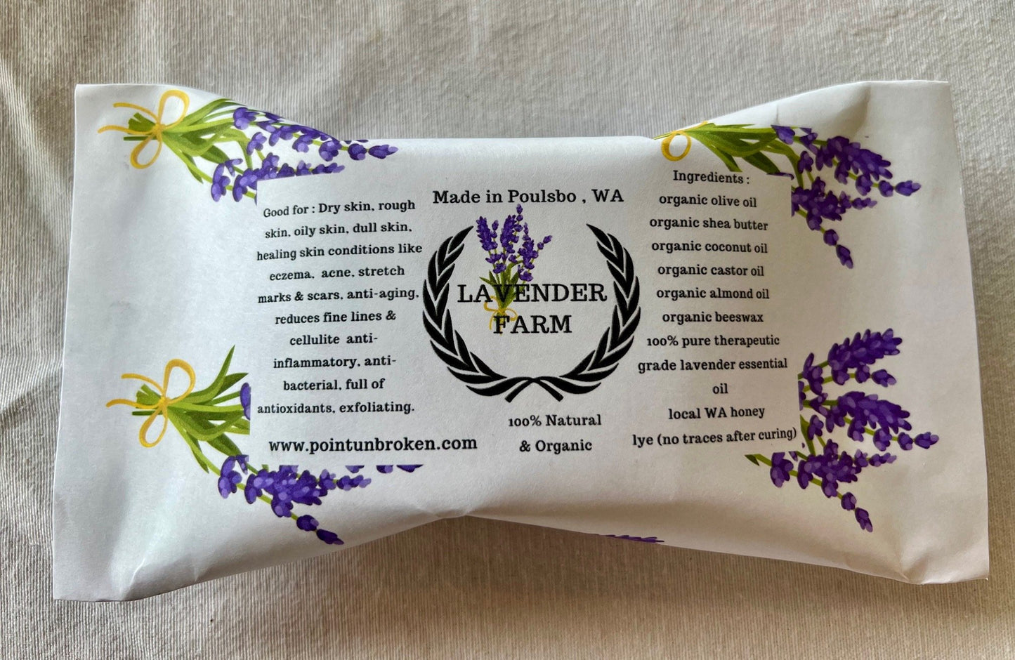 Lavender Farm Essential Oil Soap