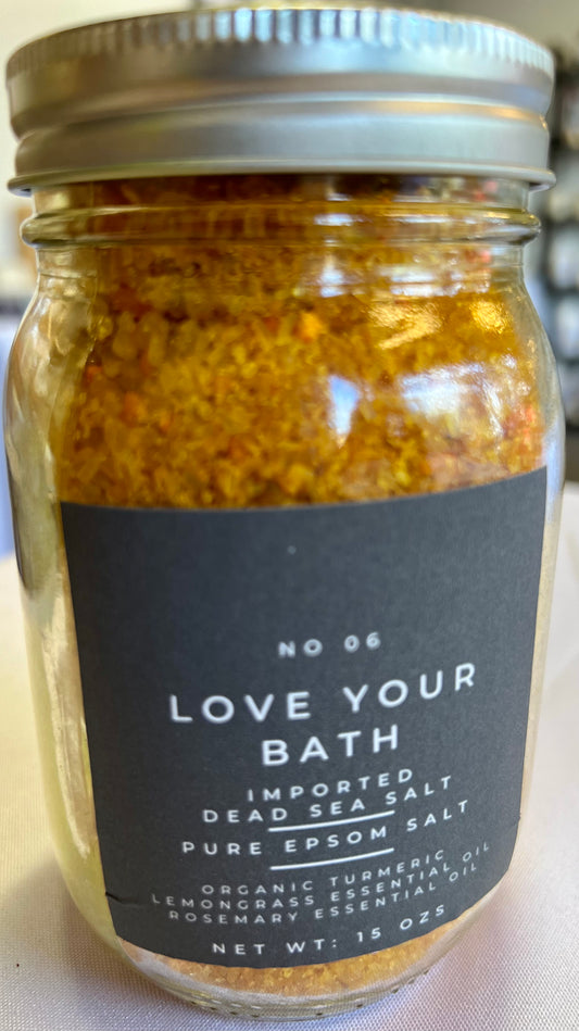 Lemongrass Rosemary Turmeric Love Your Bath Salts